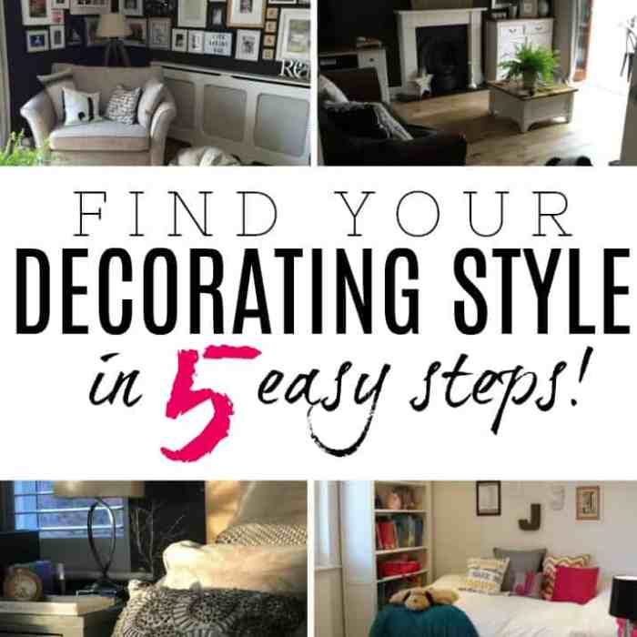 How to determine your decorating style