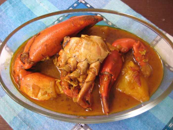 How to cook crab curry bengali style