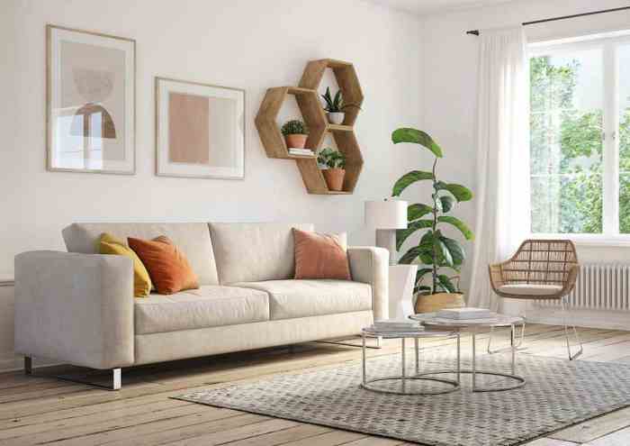 How to decorate large wall in family room