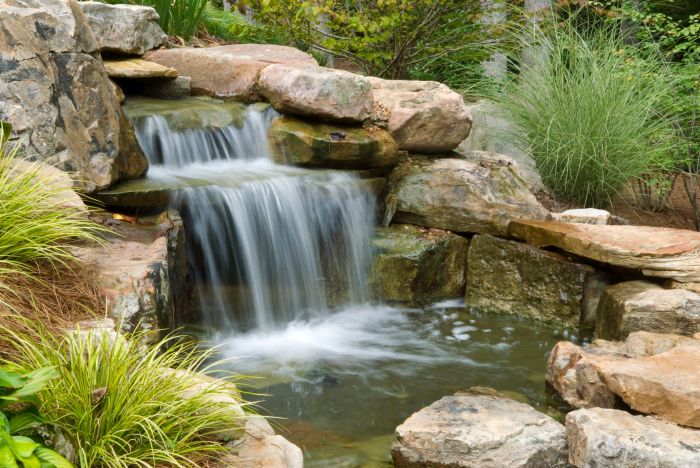 How to make waterfall for decoration