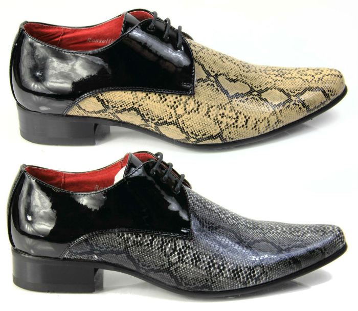 Mens snake skin dress shoes