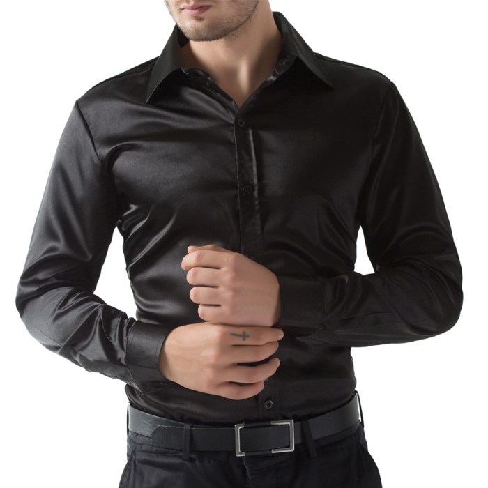 Mens Black and Red Dress Shirt – Stylish and Versatile Attire for Any Occasion