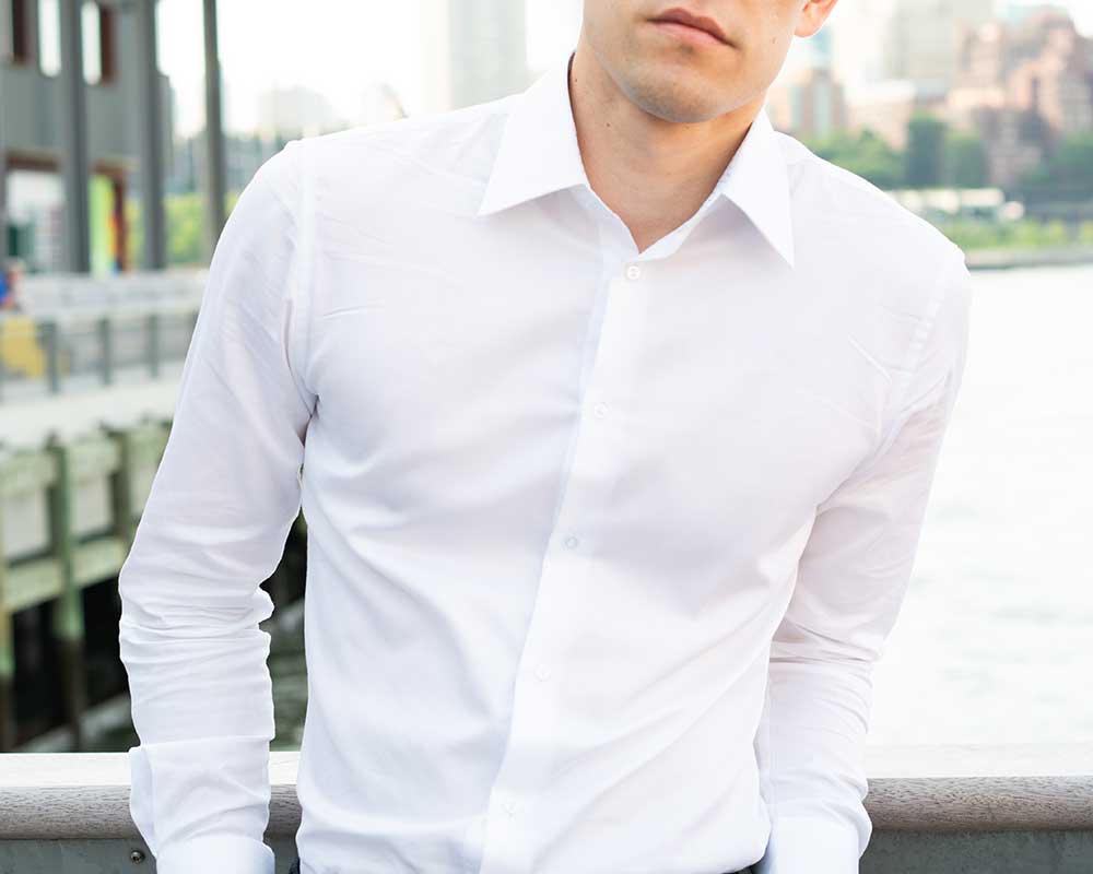 Amazon mens white dress shirt