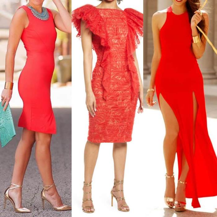 Best color shoes for red dress